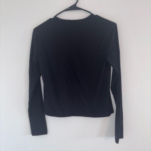 Athleta Essential Black Longsleeve XXS - Picture 6 of 9